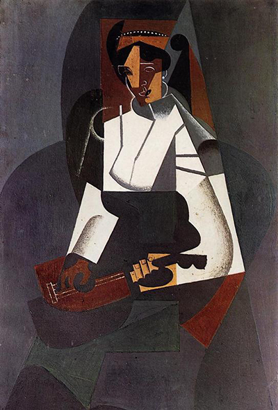 Woman with a Mandolin after Corot Juan Gris